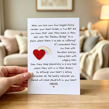 Load image into Gallery viewer, Rainbow Bridge Pet Loss Card