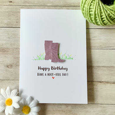 Have a boot-iful day Card