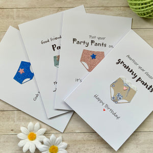 Pants Pack of Four Cards