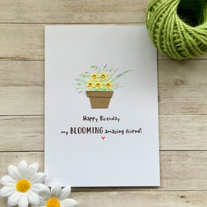 Floral Birthday Bundle Pack of Four Cards