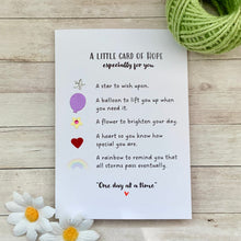 Load image into Gallery viewer, A Little Card Of Hope- Personalised