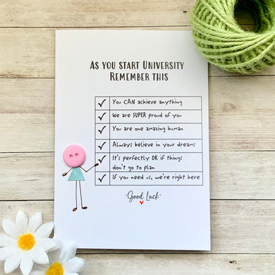 As You Start University - Personalised