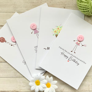 Friend Birthday Bundle Pack of Four Cards