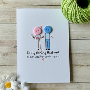 To My Husband On Our Anniversary- Personalised