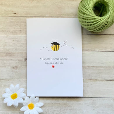 Hap-Bee Graduation Card