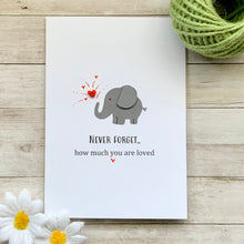 Load image into Gallery viewer, Never Forget How Much You Are Loved Card