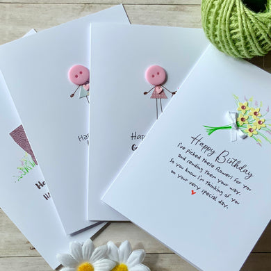 Female Birthday Bundle Two Pack of Four Cards