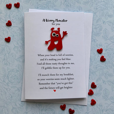 Worry Monster -  Personalised