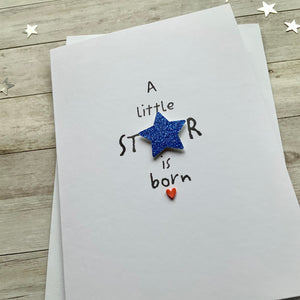 A Little Star Is Born Card