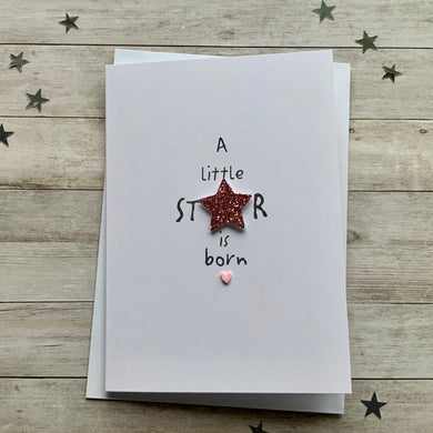 A Little Star Is Born Card