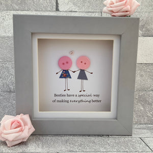 Besties Have A Special Way Mini Frame