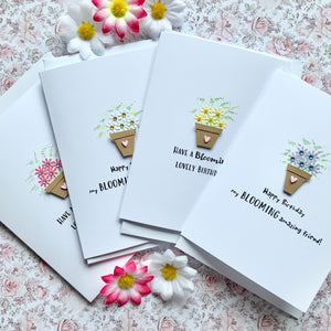 Blooming Birthday Pack of Four Cards