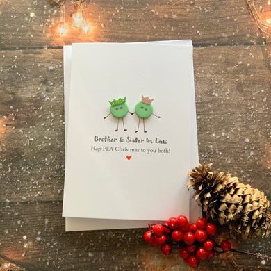 Brother & Sister In Law Ha-Pea Christmas - Personalised