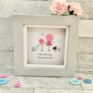 Ladies and Pets Mini Frame