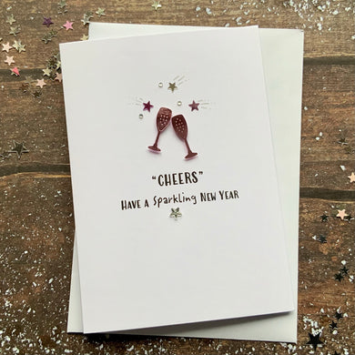 Cheers Have a Sparkling New Year Card