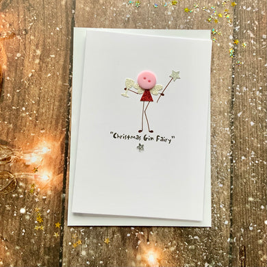 Christmas Gin Fairy Card