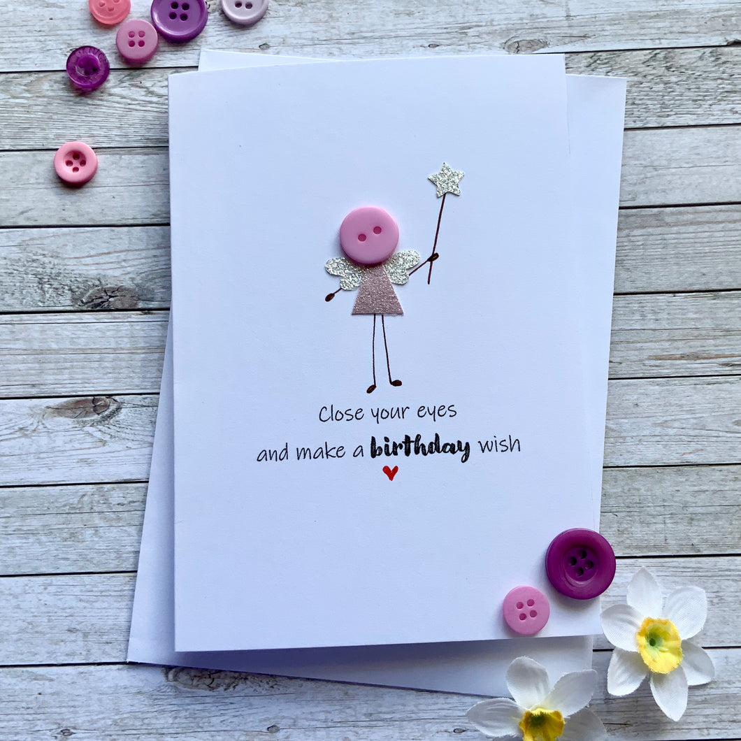 Close your eyes and make a Birthday wish- Personalised