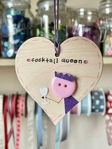 Cocktail Queen Heart
