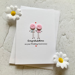 Congratulations On Your Wedding Anniversary Card