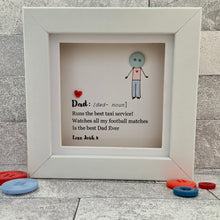 Load image into Gallery viewer, Dad Definition Personalised Mini Frame