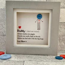 Load image into Gallery viewer, Dad Definition Personalised Mini Frame