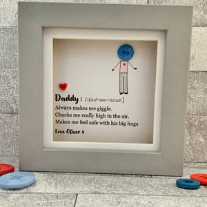 Dad Definition Personalised Mini Frame