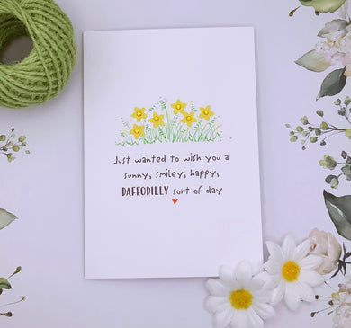 Daffodilly Sort Of Day- Personalised