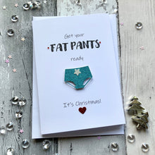 Load image into Gallery viewer, Get Your Fat Pants Ready Pack of Four Christmas Cards