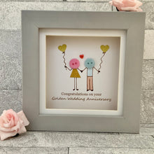 Load image into Gallery viewer, Golden Wedding Anniversary Mini Frame