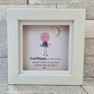 Good Friends Are Like Stars Mini Frame