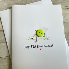 Load image into Gallery viewer, Hap-Pea Retirement Card