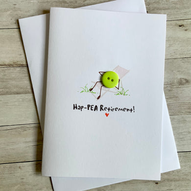 Hap-Pea Retirement Card