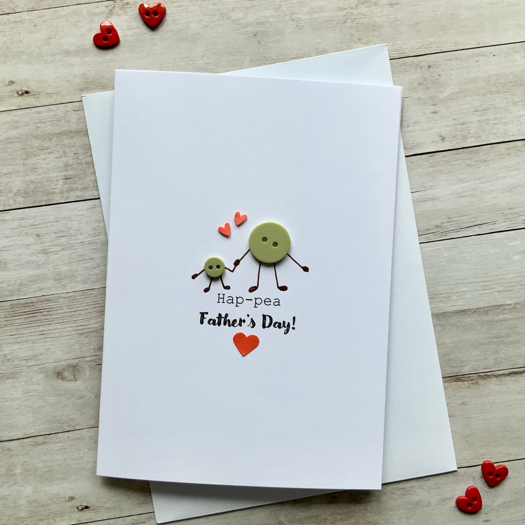 Hap-pea Father's Day Card
