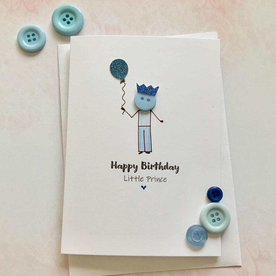 Happy Birthday Little Prince - Personalised