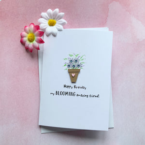 Blooming Birthday Pack of Four Cards