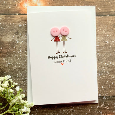 Happy Christmas Bestest Friend Card