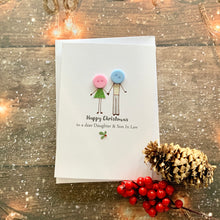 Load image into Gallery viewer, Happy Christmas To A Dear Daughter &amp; Son In Law Christmas Card