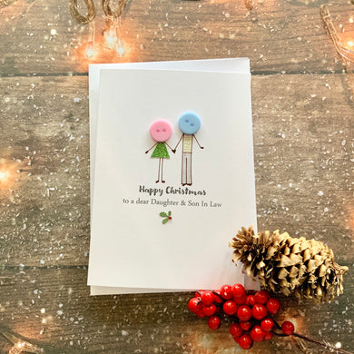 Happy Christmas Daughter & Son In Law - Personalised