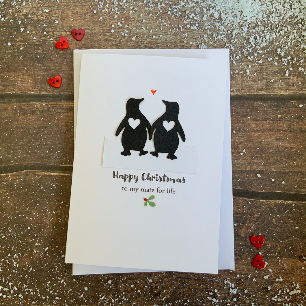 Happy Christmas Mate For Life Card