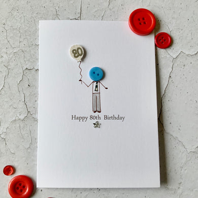 Happy 80th Birthday Card