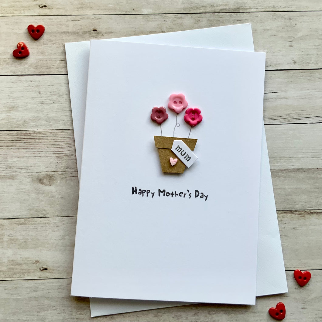 Happy Mother's Day Plant Pot Card