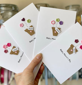 Happy Mother's Day Plant Pot Card