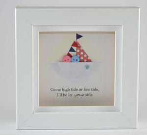 Come High Tide or Low Tide Mini Frame