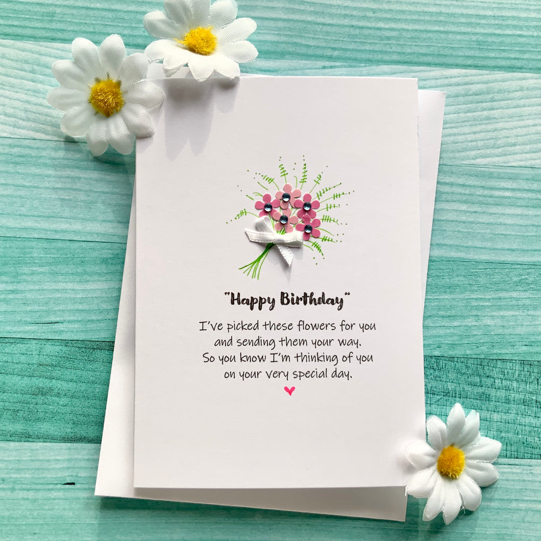 I've picked these flowers Birthday- Personalised