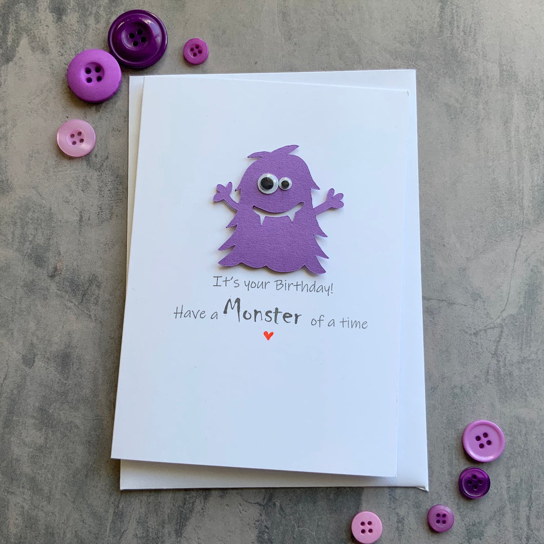 Have A Monster Time Birthday Card