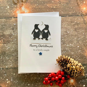 Merry Christmas To A Lovely Couple Card