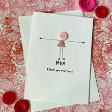Load image into Gallery viewer, I Love You This Much Mum - Personalised