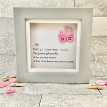Load image into Gallery viewer, New Baby Girl Definition Mini Frame