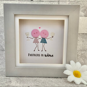 Partners In Wine Mini Frame