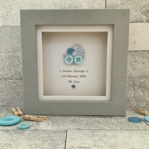 New Baby Personalised Mini Frame